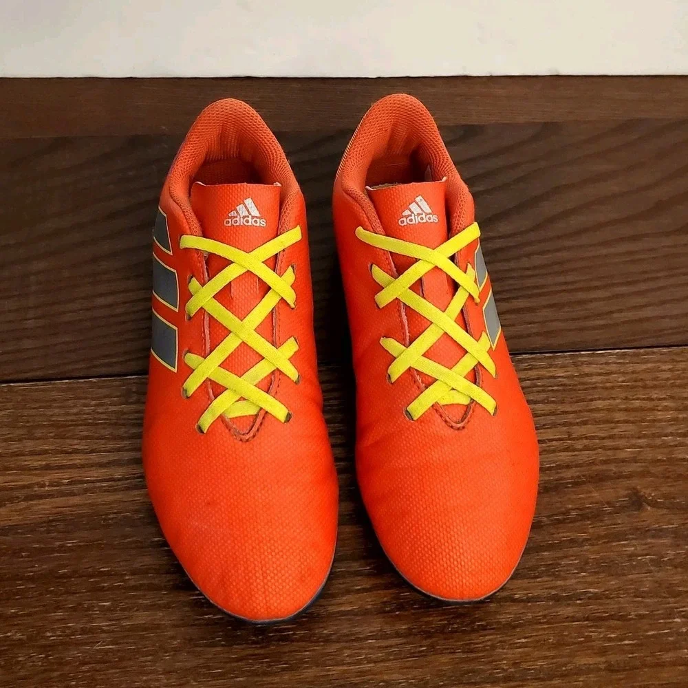 Adidas Messi 15.3 FG Soccer Cleats Youth Sz 6 Red Yellow Blue Firm Ground CM8098